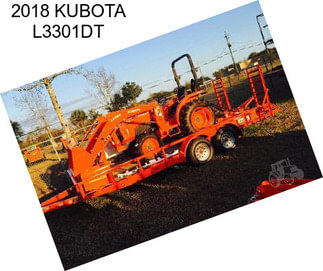 2018 KUBOTA L3301DT