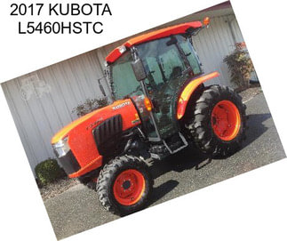 2017 KUBOTA L5460HSTC