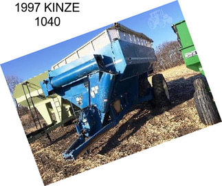 1997 KINZE 1040