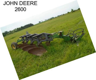 JOHN DEERE 2600