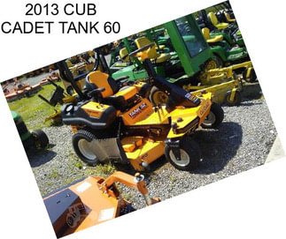 2013 CUB CADET TANK 60