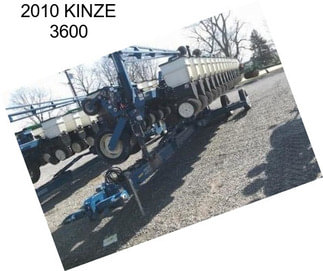 2010 KINZE 3600