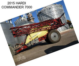 2015 HARDI COMMANDER 7000