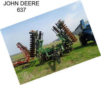 JOHN DEERE 637