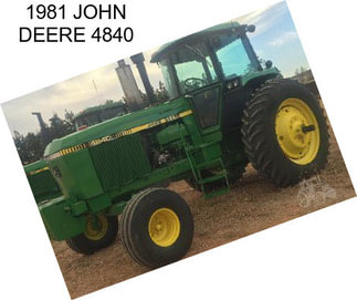 1981 JOHN DEERE 4840