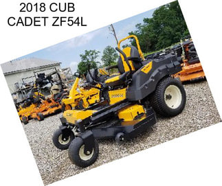 2018 CUB CADET ZF54L