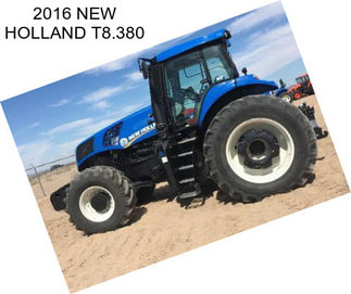 2016 NEW HOLLAND T8.380