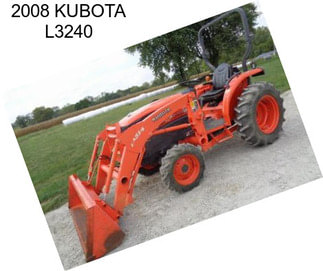2008 KUBOTA L3240