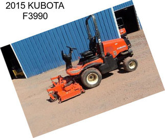 2015 KUBOTA F3990