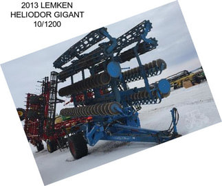 2013 LEMKEN HELIODOR GIGANT 10/1200