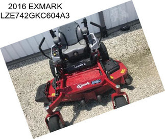 2016 EXMARK LZE742GKC604A3