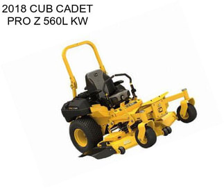 2018 CUB CADET PRO Z 560L KW