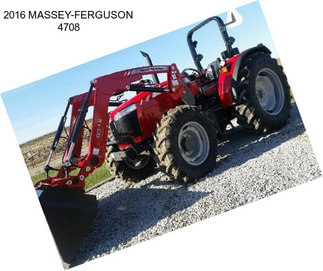 2016 MASSEY-FERGUSON 4708