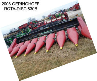 2008 GERINGHOFF ROTA-DISC 830B