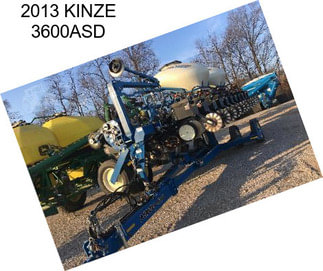 2013 KINZE 3600ASD