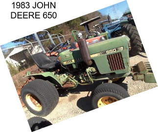 1983 JOHN DEERE 650