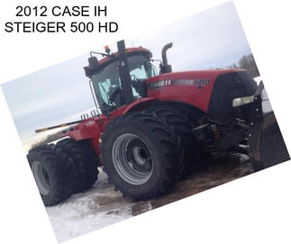 2012 CASE IH STEIGER 500 HD