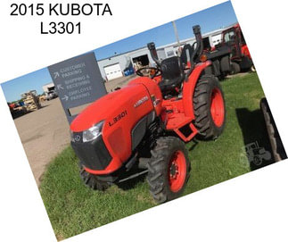 2015 KUBOTA L3301