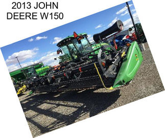 2013 JOHN DEERE W150