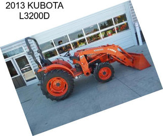 2013 KUBOTA L3200D