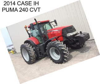 2014 CASE IH PUMA 240 CVT