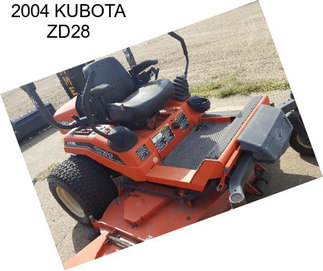2004 KUBOTA ZD28