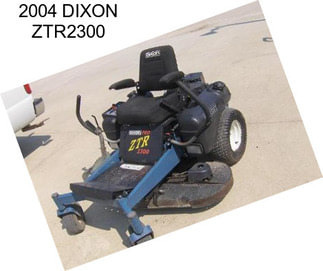 2004 DIXON ZTR2300