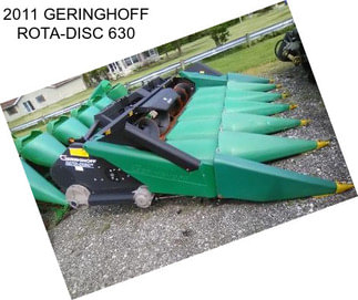 2011 GERINGHOFF ROTA-DISC 630