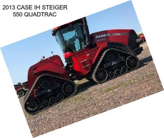 2013 CASE IH STEIGER 550 QUADTRAC