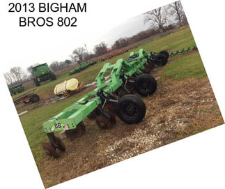 2013 BIGHAM BROS 802