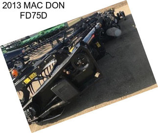 2013 MAC DON FD75D
