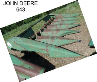 JOHN DEERE 643