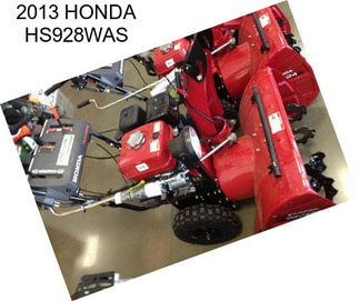 2013 HONDA HS928WAS