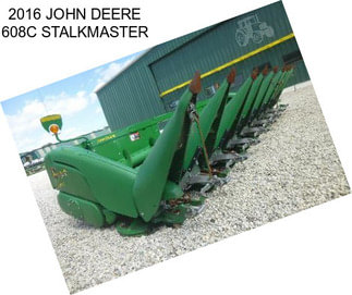 2016 JOHN DEERE 608C STALKMASTER