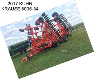 2017 KUHN KRAUSE 8005-34