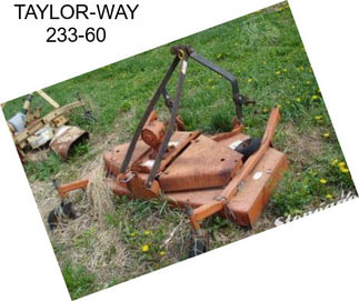 TAYLOR-WAY 233-60