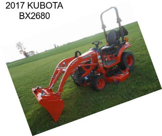 2017 KUBOTA BX2680