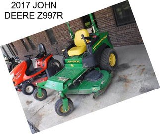 2017 JOHN DEERE Z997R