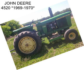 JOHN DEERE 4520 *1969-1970*