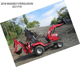 2018 MASSEY-FERGUSON GC1710