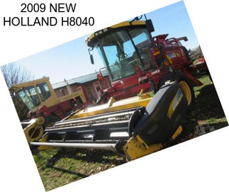 2009 NEW HOLLAND H8040