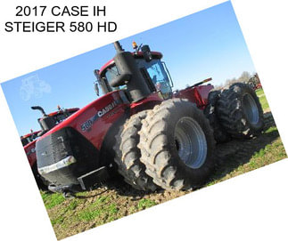 2017 CASE IH STEIGER 580 HD