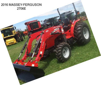 2016 MASSEY-FERGUSON 2706E