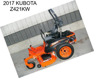 2017 KUBOTA Z421KW