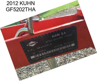 2012 KUHN GF5202THA