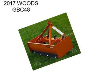 2017 WOODS GBC48