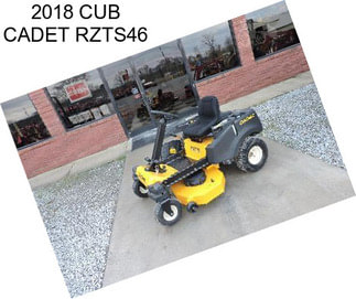 2018 CUB CADET RZTS46