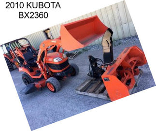 2010 KUBOTA BX2360