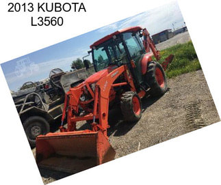 2013 KUBOTA L3560