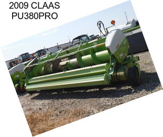 2009 CLAAS PU380PRO